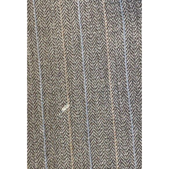 Christian Dior Men’s Brown Pinstripe Two-Button Single-Breasted‎ Blazer, Sz 42 - Picture 5 of 5